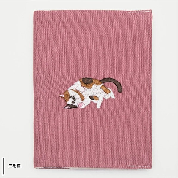 全6種類【日本製】布のパスポートカバー 手帳カバー 刺繍 富士山 犬 猫 シマエナガ ラーメン