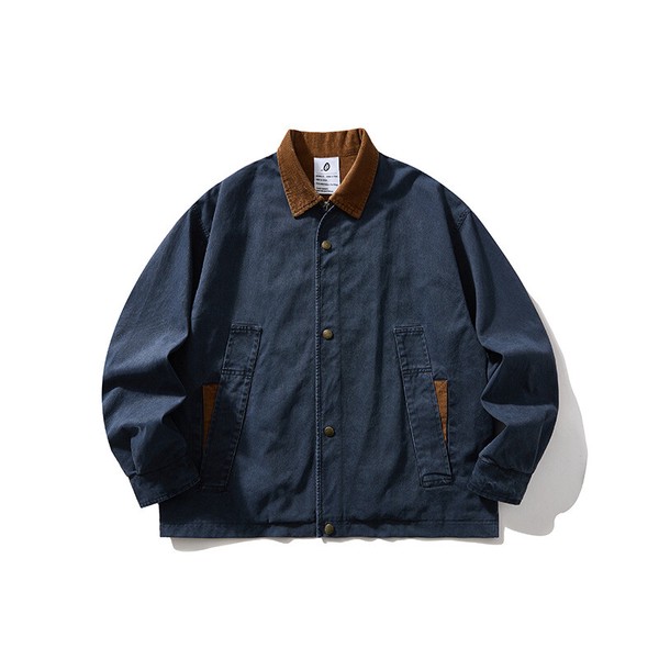 PX1275 2026年新作 襟切り替え ワーク風ジャケット メンズ ファッション使いやすいデザイン感 ヴィンテージ