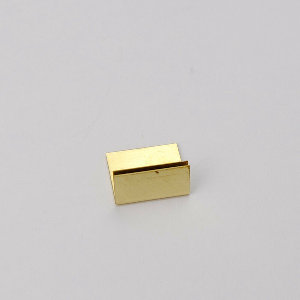 【予約受付】【定番】ありそうでなかったブラスのカードスタンド（幅2cm・20個入）/ショップカード