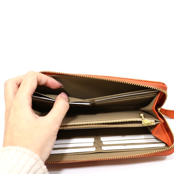 【日本製 ロングセラー売れ筋】長財布 本革 財布 レディース ズッケロ ラウンド 水玉 サライ 55215