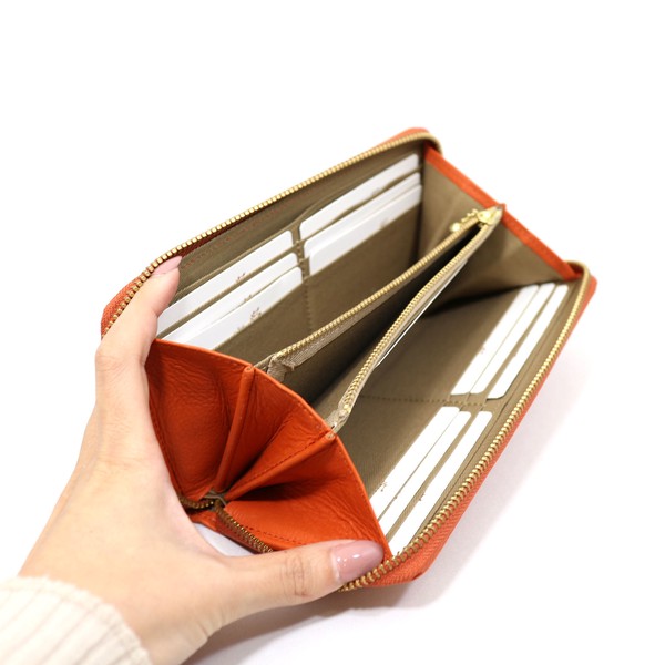 【日本製 ロングセラー売れ筋】長財布 本革 財布 レディース ズッケロ ラウンド 水玉 サライ 55215