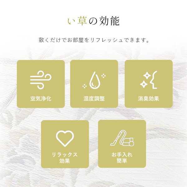 い草花ござ 『DXエクセレント』 （裏:不織布）
