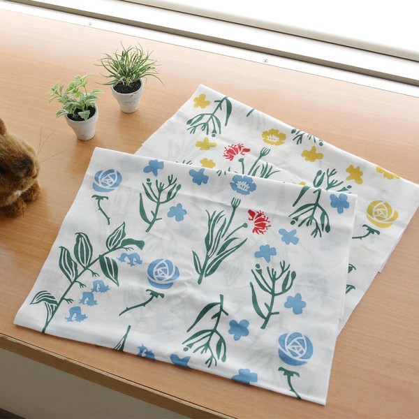 【 日本製 】注染 手ぬぐい てぬぐい 手拭い ボタニカル 植物 花 スズラン 花柄 かわいい インバウンド