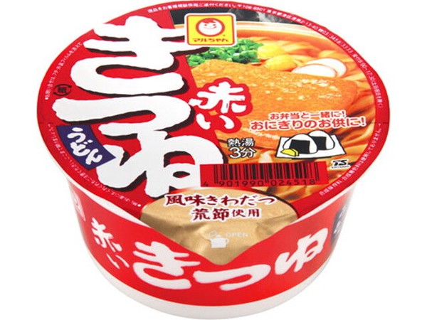 マルちゃん 赤いきつね 豆うどん 東 カップ 41g x12 【うどん・そば】