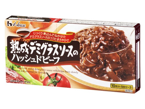 ハウス 熟成デミグラスのハッシドビーフ 160g x10 【カレー・シチュー】