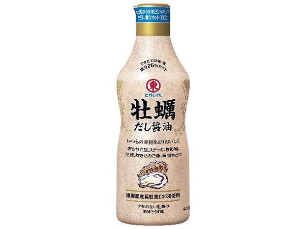 ヒガシマル 牡蠣だししょうゆ 400ml x12 【醤油】