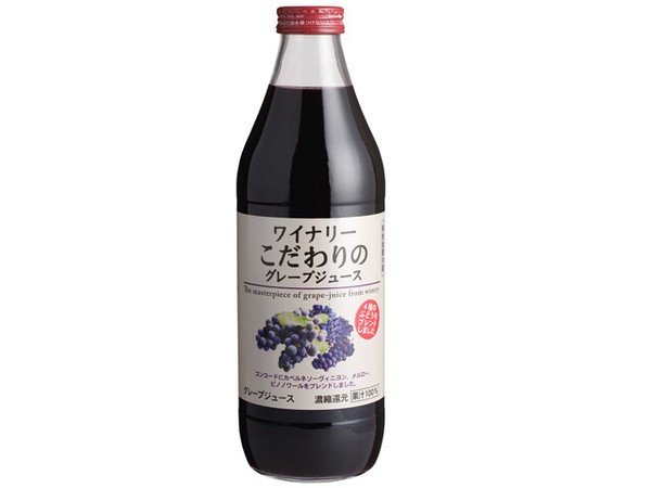 アルプス ワイナリーこだわりのグレープジュース 1L x6 【ジュース】