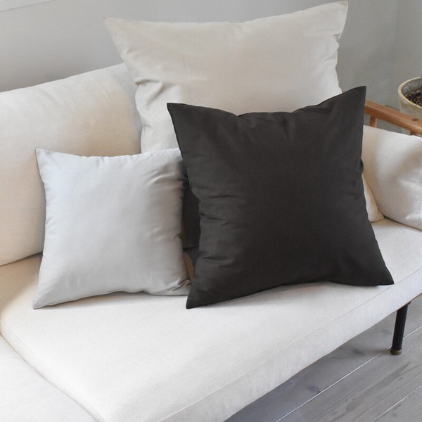 【 ロングセラー 】 クッションカバー  45×45cm　綿100％　カラーオックス　[ 日本製 ]