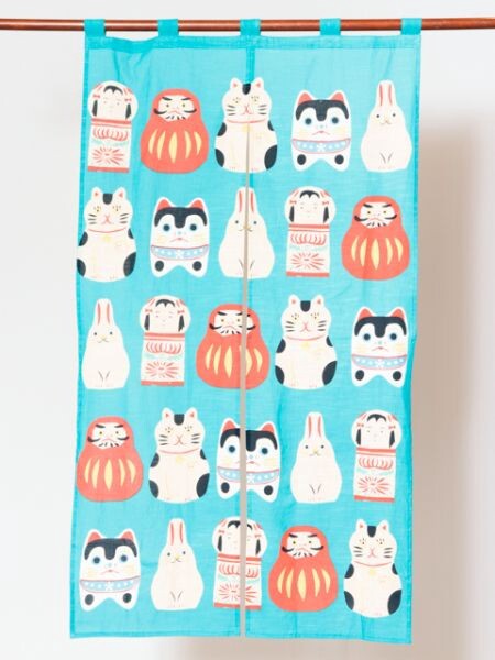 《定番》【カヤ】日本の民芸 長暖簾