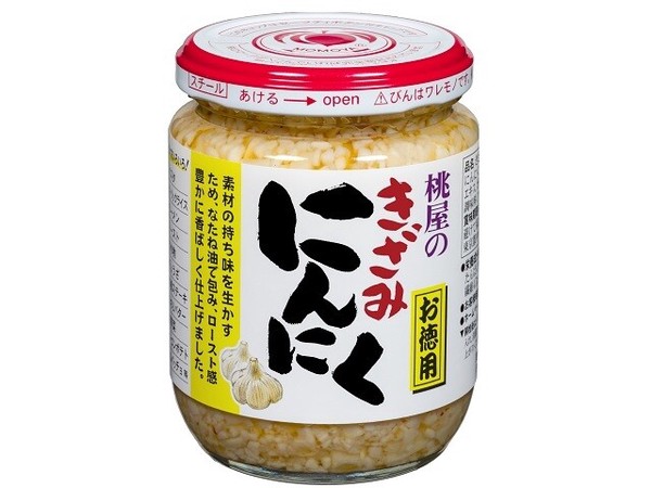 桃屋 きざみにんにく お徳用 230g x6 【瓶詰め】