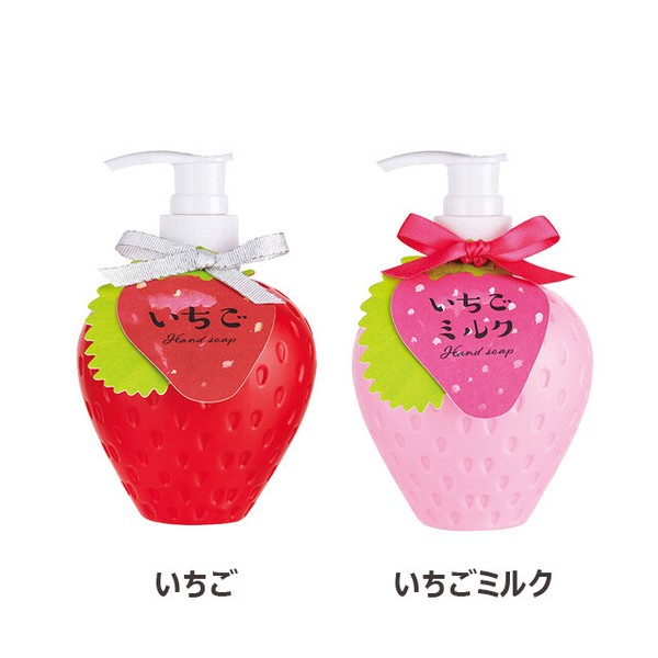 甘いいちごの香り♪手洗いが楽しくなるハンドソープ【いちごCA】石けん
