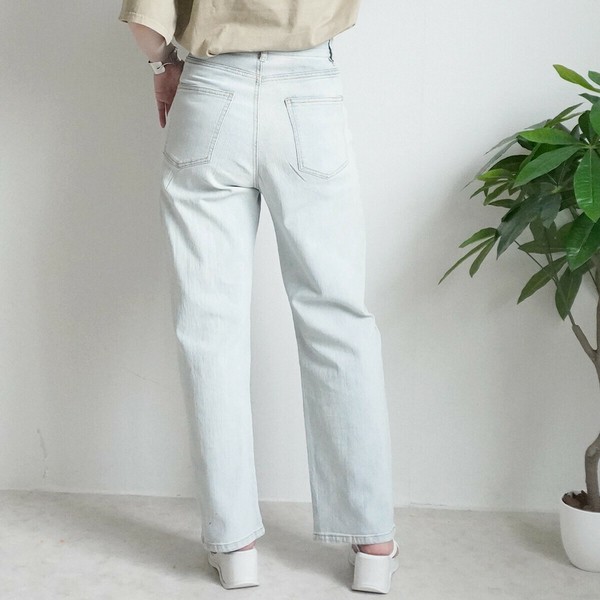 【定番品】リサイクルデニム ワイド ストレート デニム サステナブル【一部予約】