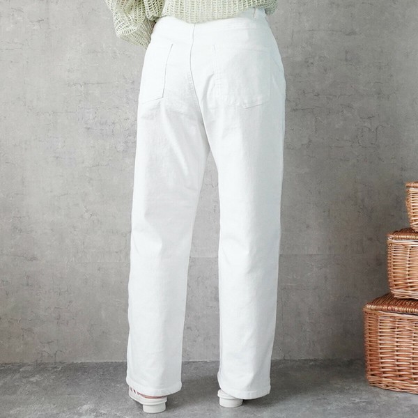 【定番品】リサイクルデニム ワイド ストレート デニム サステナブル【一部予約】