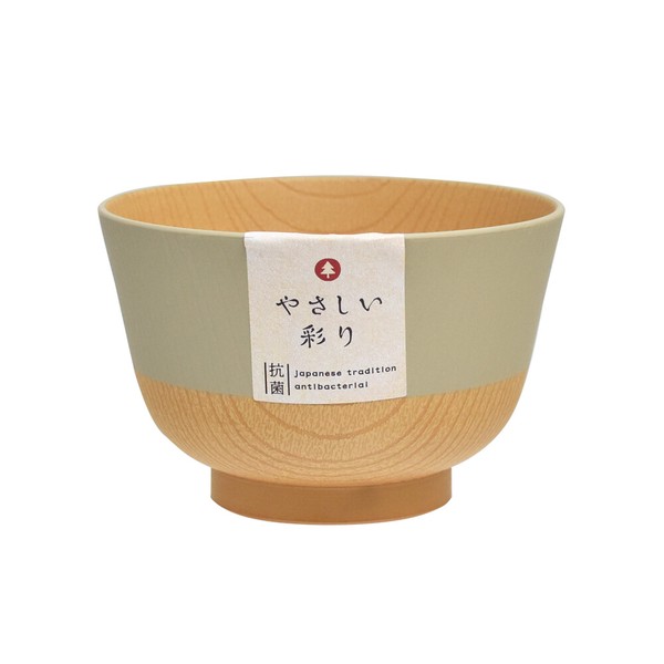 やさしい彩り　抗菌汁椀　[日本製][山中塗]