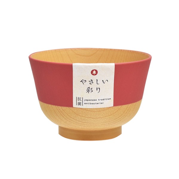 やさしい彩り　抗菌汁椀　[日本製][山中塗]