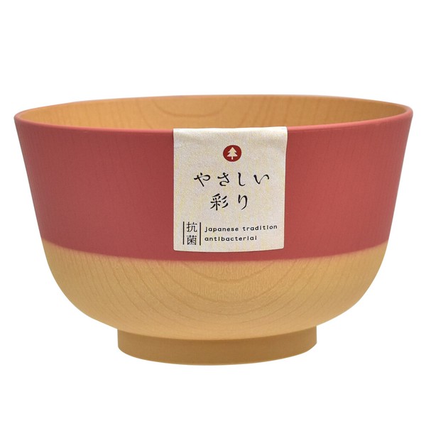 やさしい彩り　抗菌丼　[日本製][山中塗]
