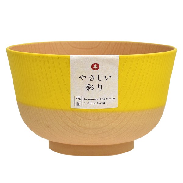 やさしい彩り　抗菌丼　[日本製][山中塗]