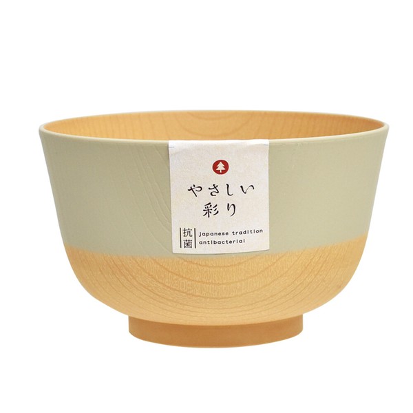 やさしい彩り　抗菌丼　[日本製][山中塗]