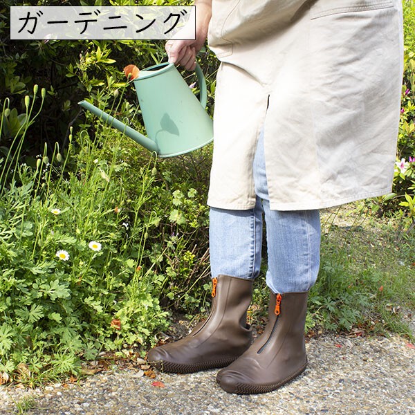 PALA-DEC 滑り防止素材使用！！カテバプラス　ブーツ型防水シューズカバー／靴／レインウェア／梅雨対策