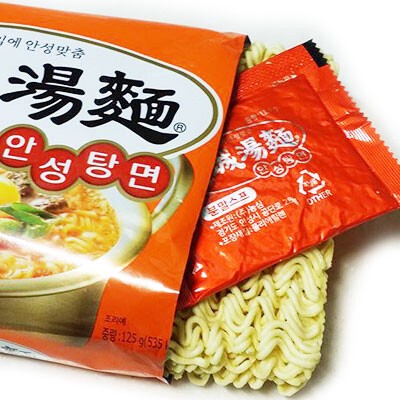 農心 安城湯麺 125g  韓国人気ラーメン ビーフスープの旨味