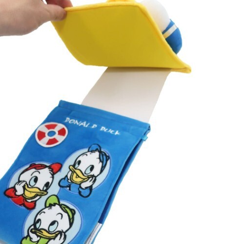 【トイレ用品】ドナルドダック ぬいぐるみトイレットペーパーホルダー ライクフレンズ