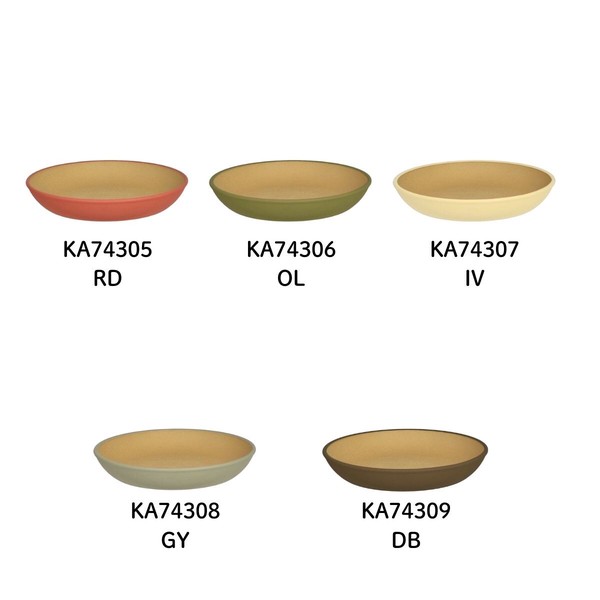 earth color 抗菌ラウンドプレートM[日本製][山中塗]　■メーカー取寄品■