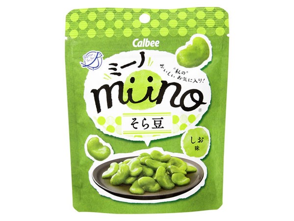 カルビー miino そら豆しお味 28g x12 【スナック菓子】
