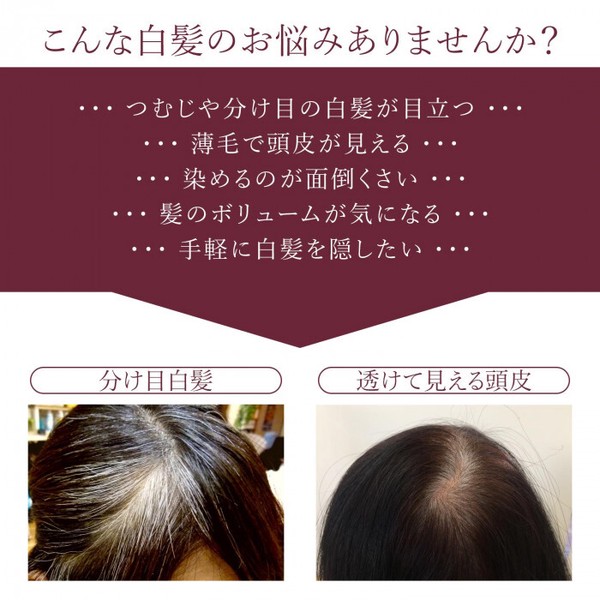★売れ筋商品！！【ビューナ ポンでふんわり白髪隠しR1 ダークブラウン】